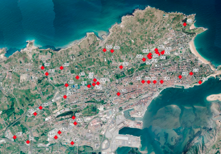 Acondicionamiento de paradas de autobús